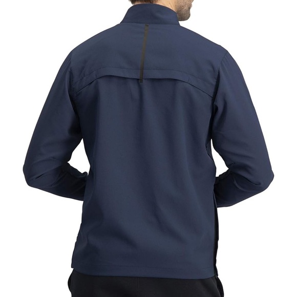 Three Sixty Six Men’s Vented, Dry Fit, 1/4 Zip Golf Jacket -(Navy) Size Large - Picture 5 of 13